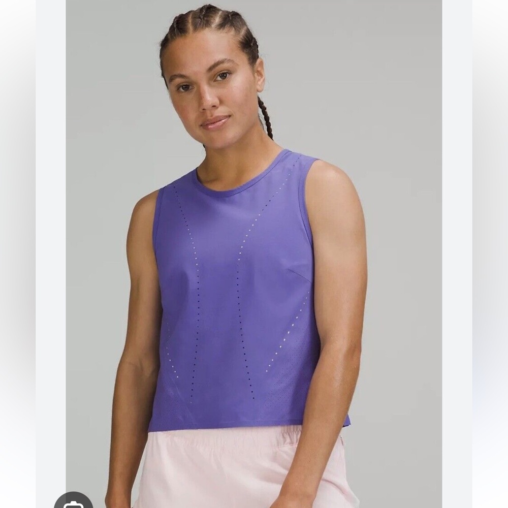 Purple Ventilated Lululemon Tank Top